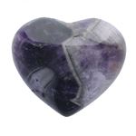 Amethyst Chevron Heart Large